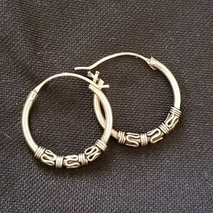 Unique hoop earrings